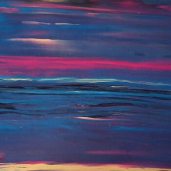 Painting titled "Tableau abstrait" by Sophie Leron Alcaïna, Original Artwork, Acrylic Mounted on Wood Stretcher frame