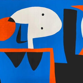 제목이 "Composición 4 color…"인 미술작품 Enrique Pichardo로, 원작, 아크릴