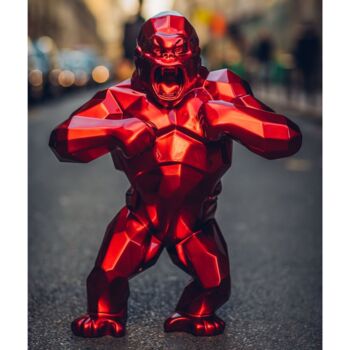 Sculpture intitulée "Wild Kong, Richard…" par Richard Orlinski, Œuvre d'art originale, Résine