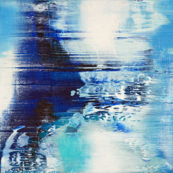 제목이 "Abstract, 50 x 70"인 미술작품 Konstantin Grabowski로, 원작, 온도 나무 들것 프레임에 장착됨