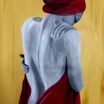 Pintura titulada "Agony" por Anna Mwaimba Mphande (Anna.k.m), Obra de arte original, Acrílico