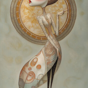 Digital Arts titled "Portrait of a Woman…" by Alla Pixel, Original Artwork, AI generated image