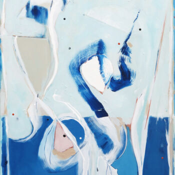 Peinture intitulée "Pang Wangle" par Kirsty Black, Œuvre d'art originale, Acrylique Monté sur Châssis en bois