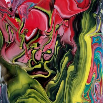Painting titled "Pomeriggio" by Marco Sergio Fassiotti, Original Artwork, Acrylic Mounted on Wood Stretcher frame