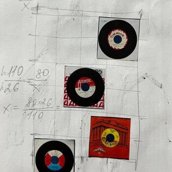 Collages intitulée "87uf /color life -…" par Leni Smoragdova, Œuvre d'art originale, Collages