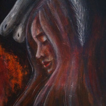 제목이 "Your sweet bunny, s…"인 미술작품 An Viaznikova로, 원작, 아크릴 나무 들것 프레임에 장착됨