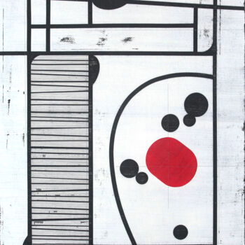 Painting titled "Expected Result 3." by Petr Strnad, Original Artwork, Acrylic