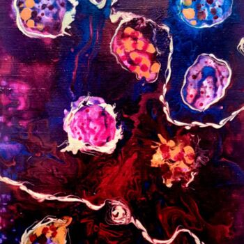 Peinture intitulée "Spherical III" par Roland Broekhuis, Œuvre d'art originale, Acrylique Monté sur Châssis en bois