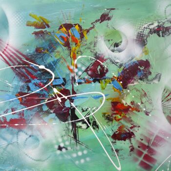 Peinture intitulée "Viaggio nell'ignoto" par Giango, Œuvre d'art originale, Acrylique