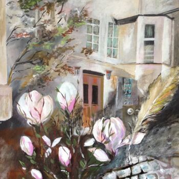 Painting titled "Sortie finale 1er a…" by Malgor Sadlon, Original Artwork, Oil Mounted on Wood Stretcher frame