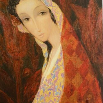 Peinture intitulée "Spaniard" par Segueï Smirnov, Œuvre d'art originale, Peinture numérique