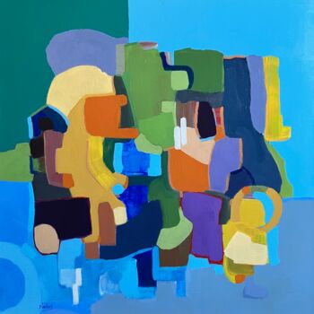 Peinture intitulée "Spring 4" par Jacqueline Faubert, Œuvre d'art originale, Acrylique