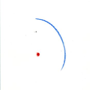 Σχέδιο με τίτλο "Abstraction_7" από Bob Clement, Αυθεντικά έργα τέχνης, Παστέλ