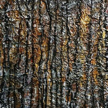 Schilderij getiteld "Troncs 7" door Alain V, Origineel Kunstwerk, Acryl