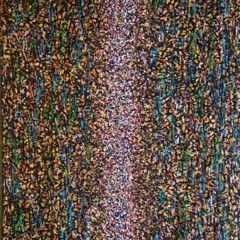 Malerei mit dem Titel "Déhiscence 17" von Alain V, Original-Kunstwerk, Acryl