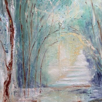 Peinture intitulée "Danse de l'être" par Sophie Gerin, Œuvre d'art originale, Huile Monté sur Châssis en bois
