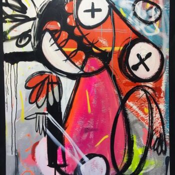 Peinture intitulée "Zing-Zang" par Gabriel Grecco, Œuvre d'art originale, Acrylique