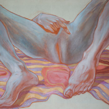 제목이 "Blue Velvet Touch o…"인 미술작품 Lola Marinn로, 원작, 기름