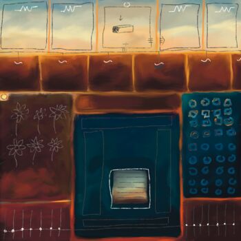 Arts numériques intitulée "Waterloo Sunset #3" par Manfred Lieber, Œuvre d'art originale, Peinture numérique