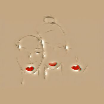 印花与版画 标题为“The Muses” 由Jaime Caba, 原创艺术品, 数字打印