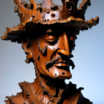 Digital Arts titled "salvador dali" by Si Levin, Original Artwork, AI generated image Mounted on artwork_cat.