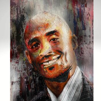 Pittura intitolato "Mamba Legacy" da Dervis Yusuf Akdemir, Opera d'arte originale, Acrilico