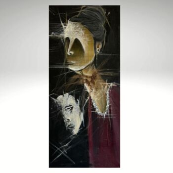 「Faded Reflections」というタイトルの絵画 Dervis Yusuf Akdemirによって, オリジナルのアートワーク, アクリル