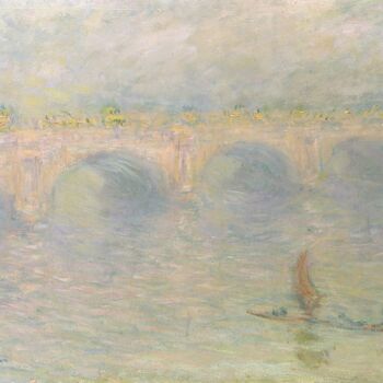 "Waterloo Bridge, ef…" başlıklı Tablo Claude Monet tarafından, Orijinal sanat, Petrol