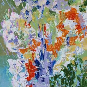 Pintura intitulada "Spring" por Elena Popa, Obras de arte originais, Acrílico