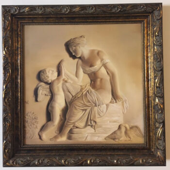 Peinture intitulée "Cupid Complains to…" par Soraya Abbasi, Œuvre d'art originale, Huile