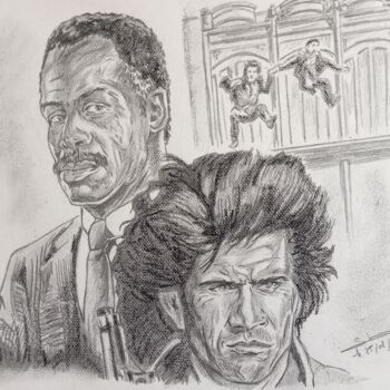 Dessin intitulée "Illustration du fil…" par Gilles Staub (LeCrayonAgile), Œuvre d'art originale, Crayon