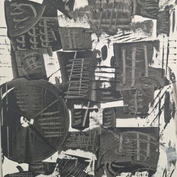Painting titled "musique and musique" by Armand Latournald, Original Artwork, Acrylic