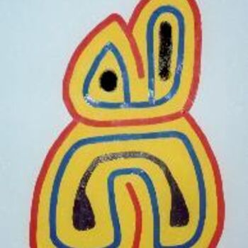 Painting titled "Schizofreudia" by Jan Theuninck, Original Artwork
