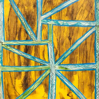 Peinture intitulée "M 08-24-8" par Philip Moreau, Œuvre d'art originale, Acrylique