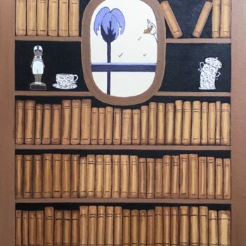 Ζωγραφική με τίτλο "La lumière - 1399" από Noëlle Lassailly, Αυθεντικά έργα τέχνης, Ακρυλικό Τοποθετήθηκε στο Ξύλινο φορείο…