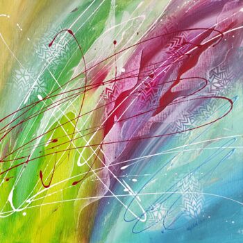Peinture intitulée "Cromatismo vivace" par Giango, Œuvre d'art originale, Acrylique