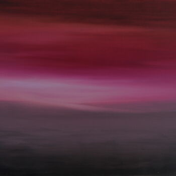 「Crimson Mist」というタイトルの絵画 Serguei Borodoulineによって, オリジナルのアートワーク, オイル