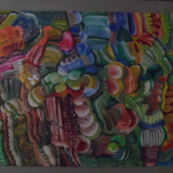 Schilderij getiteld "Gouache n°2" door Geneviève Durantou, Origineel Kunstwerk, Gouache