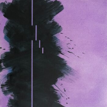 「Sequences 42」というタイトルの絵画 Alex Munzoneによって, オリジナルのアートワーク, アクリル その他の剛性パネルにマウント