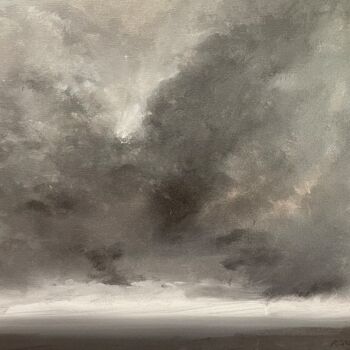 Painting titled "Numb" by Roger Quesnel, Original Artwork, Acrylic Mounted on Wood Stretcher frame