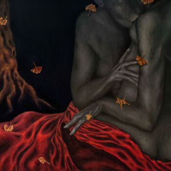 제목이 "NINFE"인 미술작품 Giuseppe Dorazio (gd)로, 원작, 기름