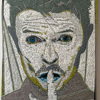 Peinture intitulée "ZIGGY / SCULPTURE C…" par Marjinal Artiste Peintre Décalé Français, Œuvre d'art originale, Acrylique Mon…