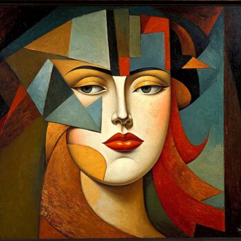 Arts numériques intitulée "IDUNN (50CM X 46CM)" par Nictsi Khamira, Œuvre d'art originale, Peinture numérique