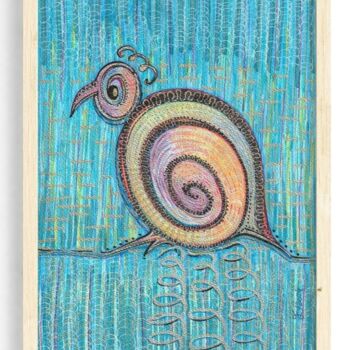 "Wild Bird II" başlıklı Tablo Ewa Dura tarafından, Orijinal sanat, Işaretleyici