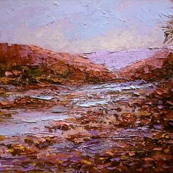 Peinture intitulée "M'chounech 2" par M'Hamed Saci, Œuvre d'art originale