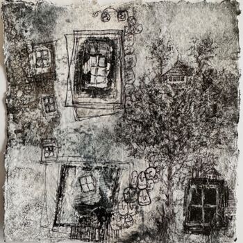 Peinture intitulée "Every W" par Chan, Œuvre d'art originale, Acrylique