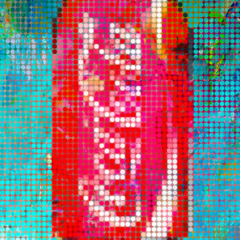 数字艺术 标题为“C0K3 C4N 4b57R4C7” 由José Luis Guerrero, 原创艺术品, 数字拼贴