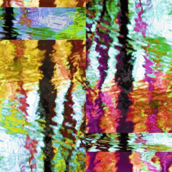 Digital Arts με τίτλο "Composition VI" από Sjaak Tool, Αυθεντικά έργα τέχνης, Χειρισμένη φωτογραφία Τοποθετήθηκε στο Αλουμίν…