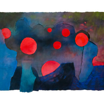 Painting titled "We are ONE" by Qin Han, Original Artwork, Pastel Mounted on Wood Stretcher frame