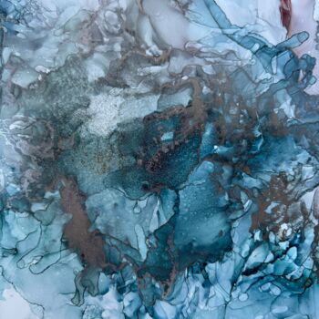 Peinture intitulée "Senses" par Khanna Mara, Œuvre d'art originale, Encre